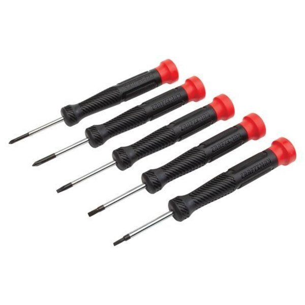Precision Screwdriver Set, Steel, 5 pcs.