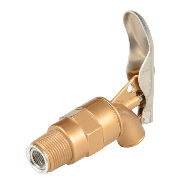 Drum Faucet, Brass Plated Zinc