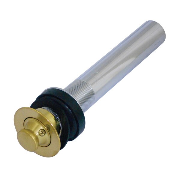 Brass, Sink Drain, Lift and Turn Sink Drain without Overflow