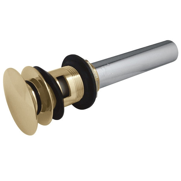 Brass, Bathroom Sink Drain, Push Pop-Up Drain