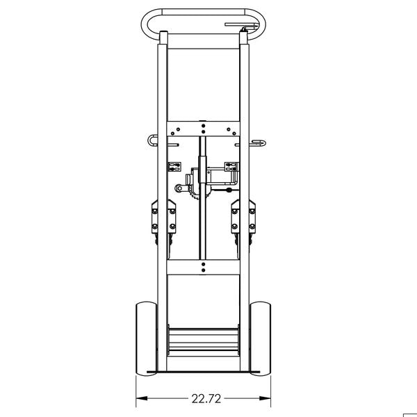 Casino Hand Truck, Extended Frame