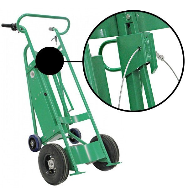 Powered Hand Truck, 800 lb, w/Pneumatic Wh