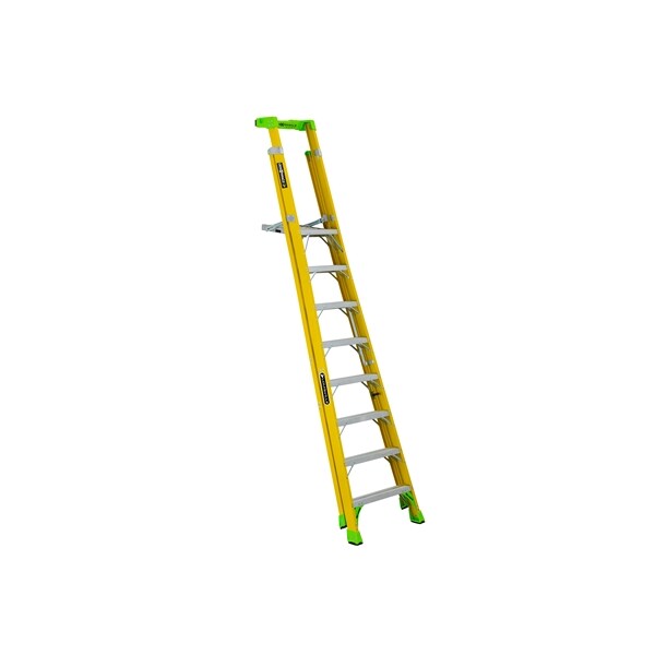 11 ft 0.25 ft Fiberglass Platform Stepladder