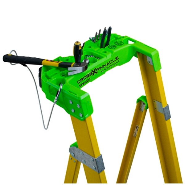 11 ft 0.25 ft Fiberglass Platform Stepladder