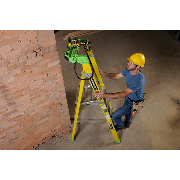 11 ft 0.25 ft Fiberglass Platform Stepladder