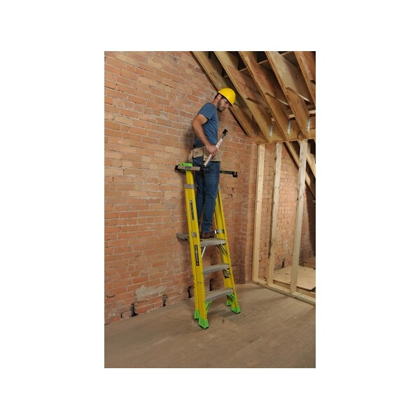 11 ft 0.25 ft Fiberglass Platform Stepladder