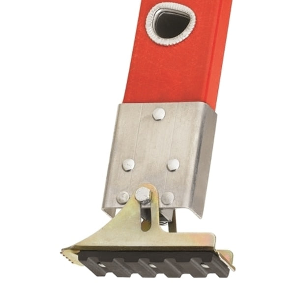 Straight Ladder, Fiberglass, Orange Finish