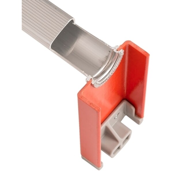 Straight Ladder, Fiberglass, Orange Finish