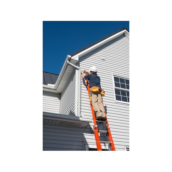 Fiberglass Extension Ladder, 300 lb Load Capacity