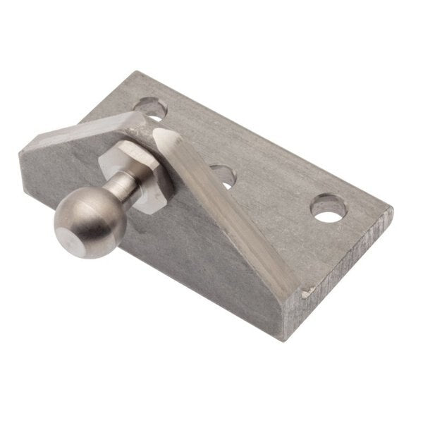 Ball Bracket, 13mm, 90 Deg 1/4 Thk SS USA