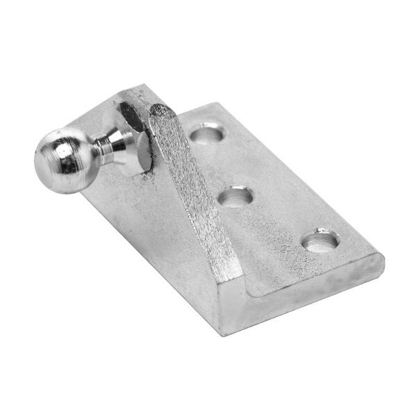 Ball Bracket, 13mm, 90 Deg 1/4 Thk Stl Zn
