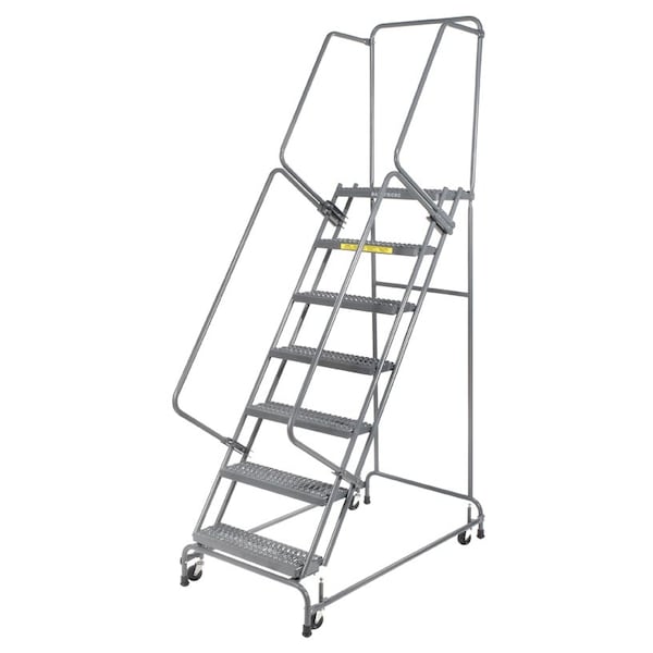Rolling Ladder, Steel, 70 in.H