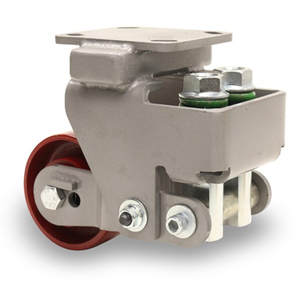 Caster, Rigid, Aezfwh, 4 x 2, Metal