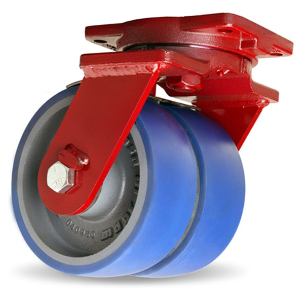 Extra Heavy Duty Dual-Wheel Swivel Caster, 10