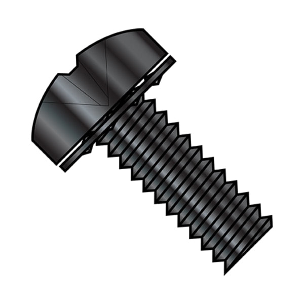 #10-32 x 1/2 in Phillips Pan Machine Screw, Zinc Plated Steel, 5000 PK