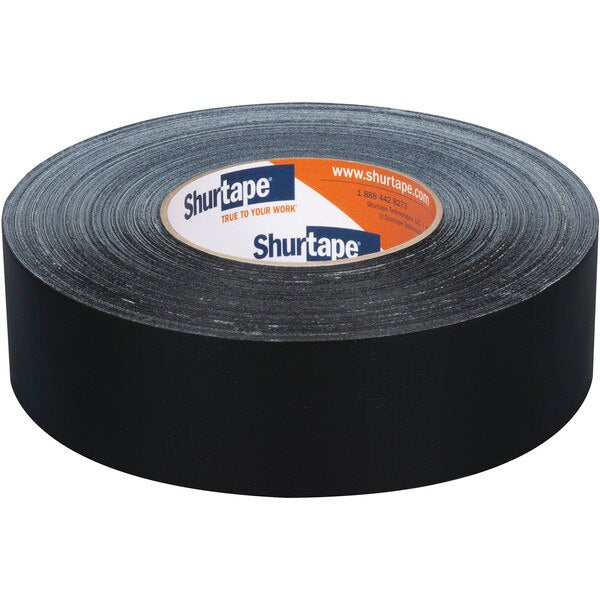 Duct Tape, 55m L, Adhesion 104 oz/in, Black