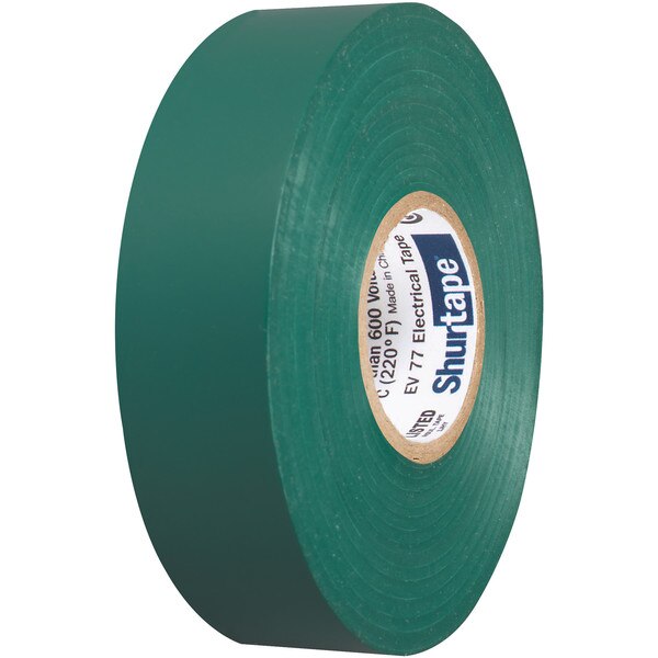 Electrical Tape, Green, 3/4