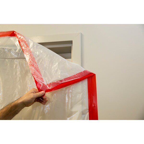 Film Tape, Polyethylene, Red, 48mm x 55m