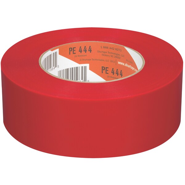 Film Tape, Polyethylene, Red, 48mm x 55m