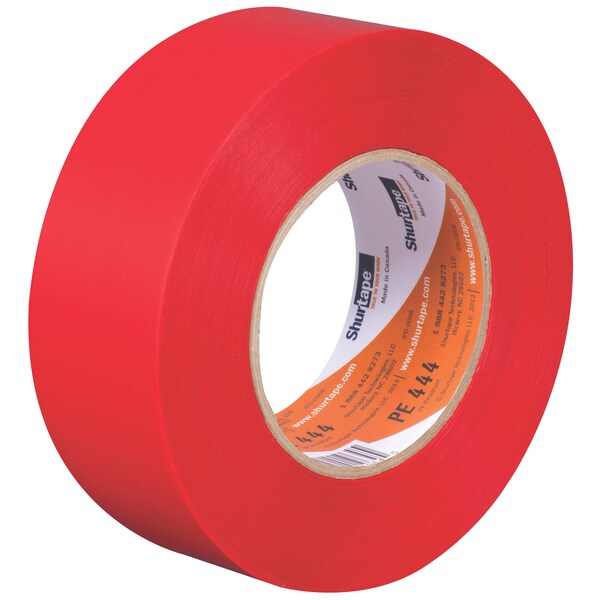 Film Tape, Polyethylene, Red, 48mm x 55m