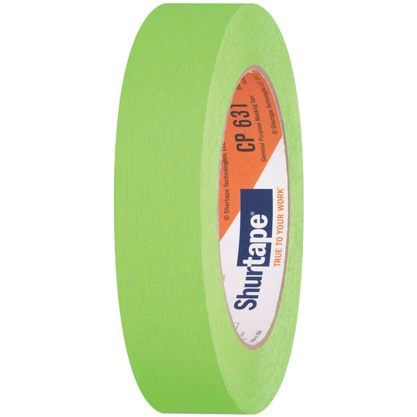 Masking Tape, 24mm X 55m Lt. Grn., PK36