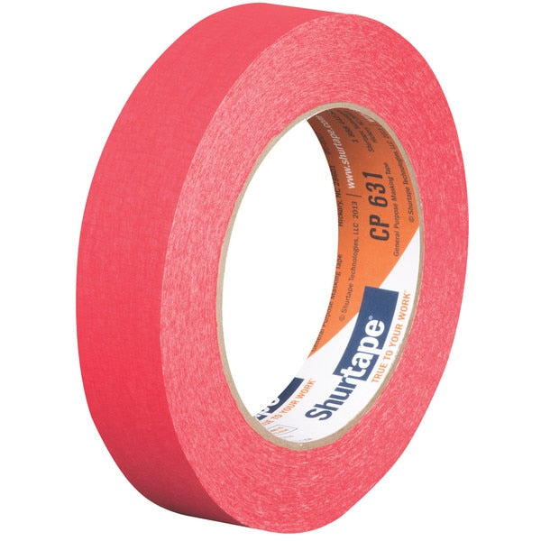 Masking Tape, Red, 24mm x 55m, PK36