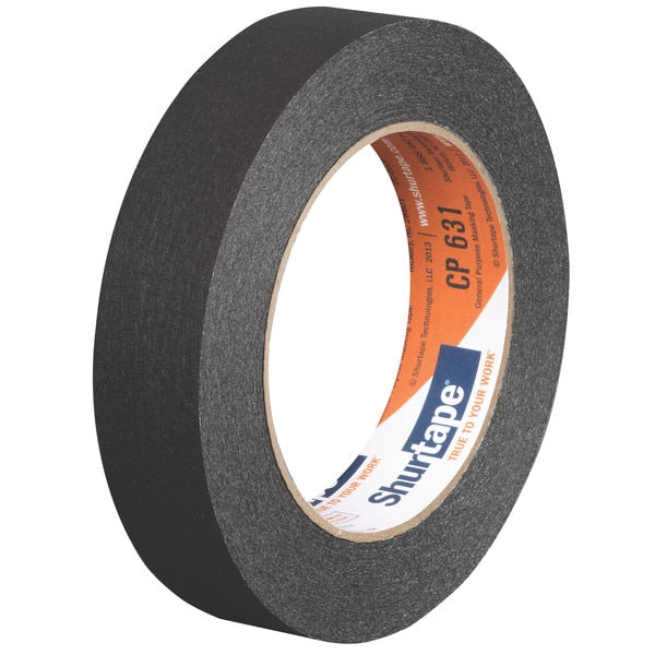 Masking Tape, Black, 24mm x 55m, PK36