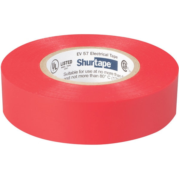 Electrical Tape, Red, 3/4