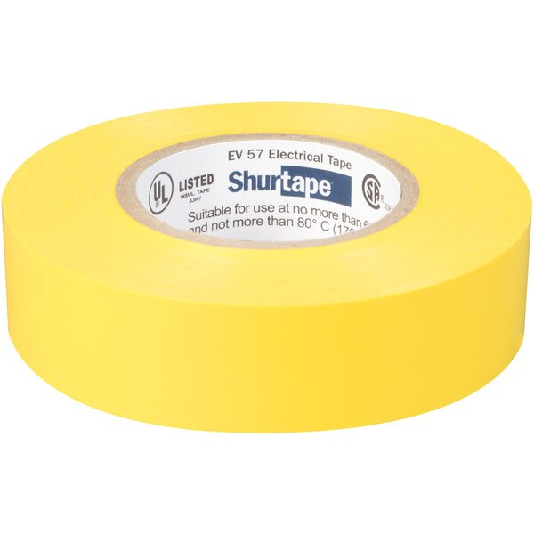 Electrical Tape, Yellow, 3/4