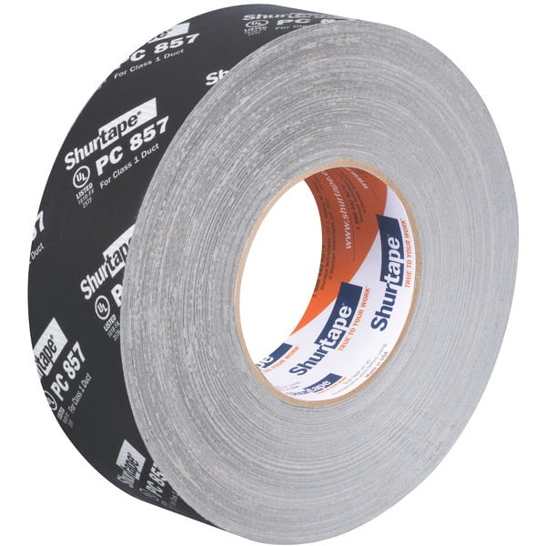 Duct Tape, 55m L, Adhesion 70 oz./in, Black