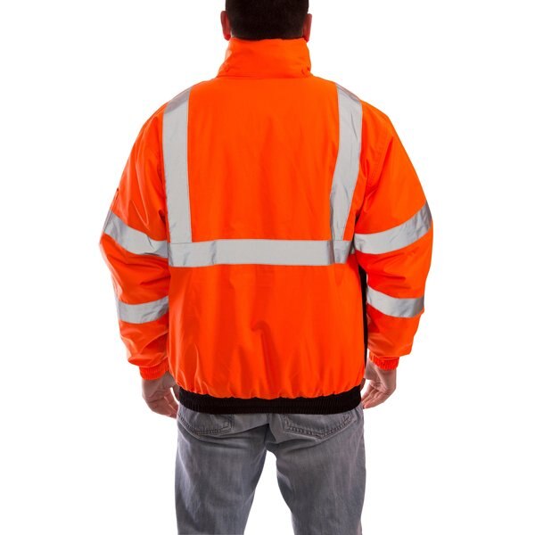 5X Class 3 Hi-Vis Bomber Jacket, Orange