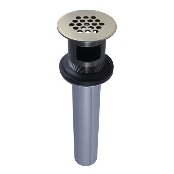 Brass, Bathroom Sink Drain, Grid Drain with Overflow