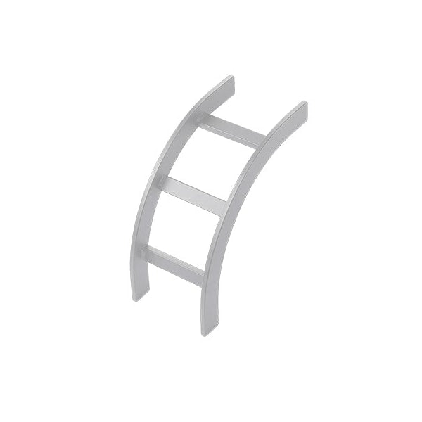 Ladder Rack Curved Sections (cULus Classified), White, Steel