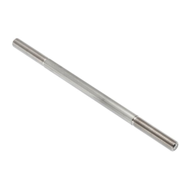 Connect Rod, 1/4-28 Int Thrd, 6 Lg Stl Zn, 1/4-28 Thread to Steel, Zinc Plt Finish, Round