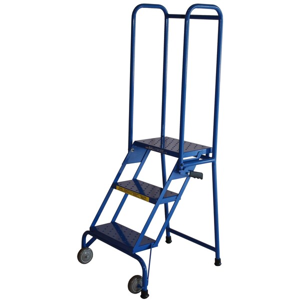 Tilt and Roll Ladder, Steel, 30 in.H