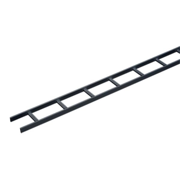 Ladder Rack Straight Sections (cULus Classified), Black, Steel
