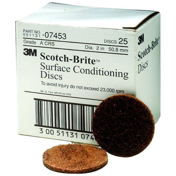 Scotch Brite Surface Conditioning Discs Coarse Brown, 2