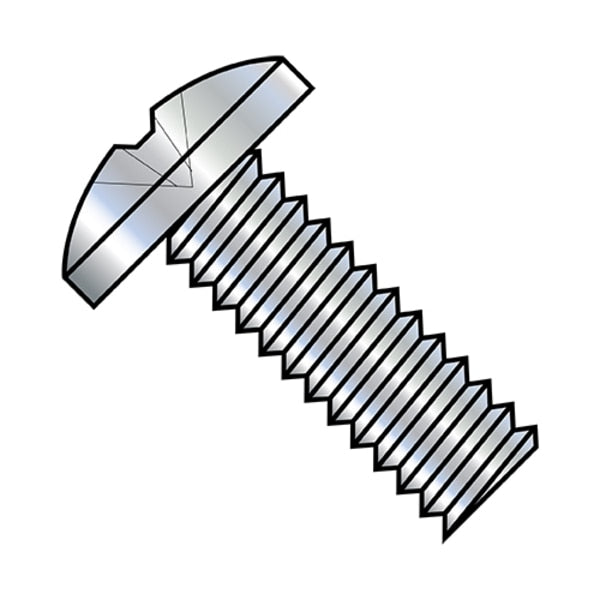 #10-32 x 1 in Phillips Binding Machine Screw, Zinc Plated Steel, 5000 PK