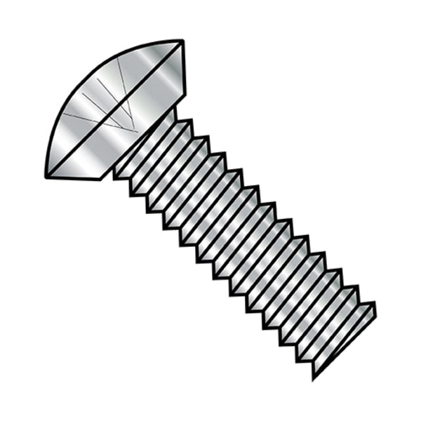 #10-32 x 1/4 in Phillips Oval Machine Screw, Plain Stainless Steel, 4000 PK