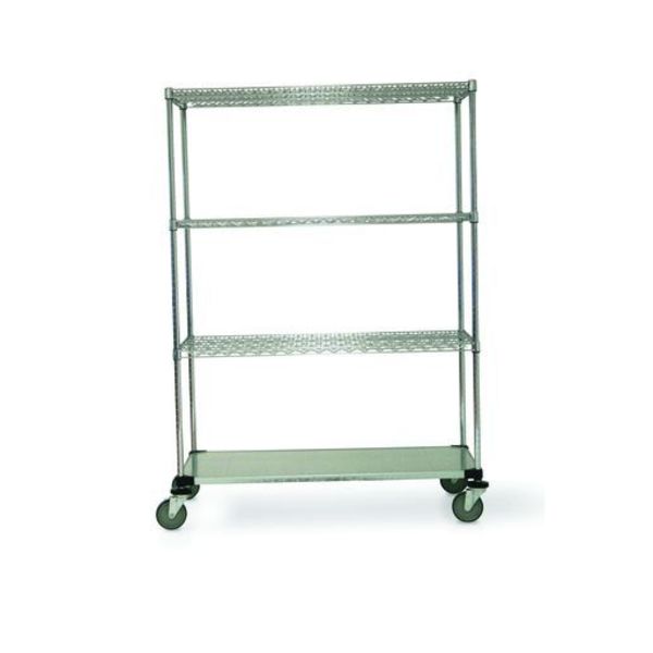 M-SD Unit, w/Casters, 4-Shelf, 24x60x69