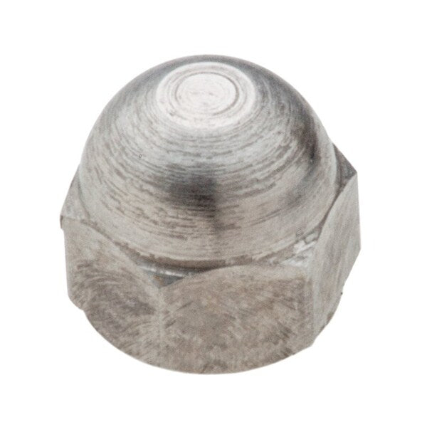 Acorn Nut, #0-80, 18-8 Stainless Steel, Plain, 3/16 in H