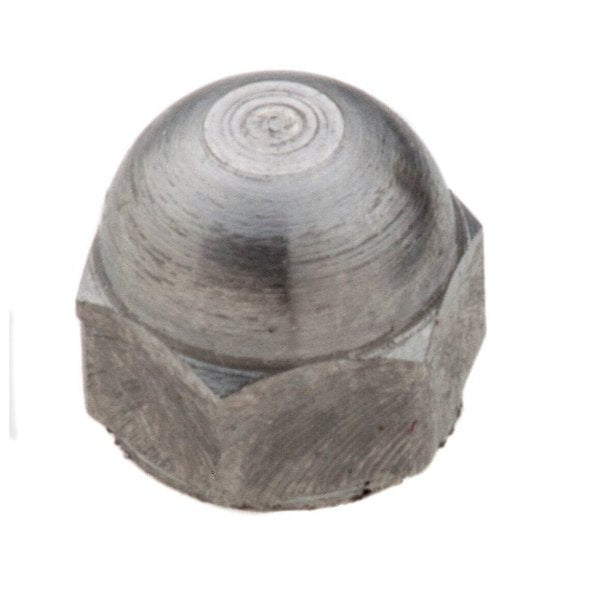Acorn Nut, #1-72, 18-8 Stainless Steel, Plain, 3/16 in H