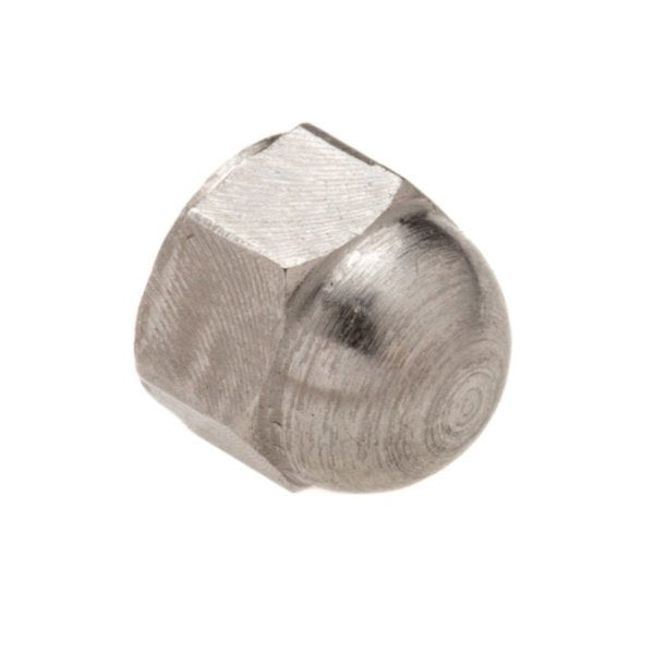 Acorn Nut, #2-56, 18-8 Stainless Steel, Plain, 3/16 in H