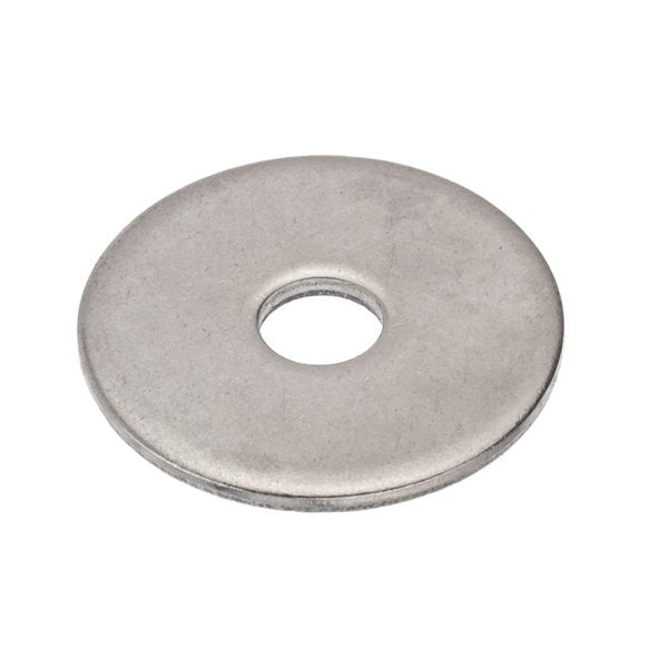 Flat Washer, Fits Bolt Size 5/8 , 316 Stainless Steel Plain Finish