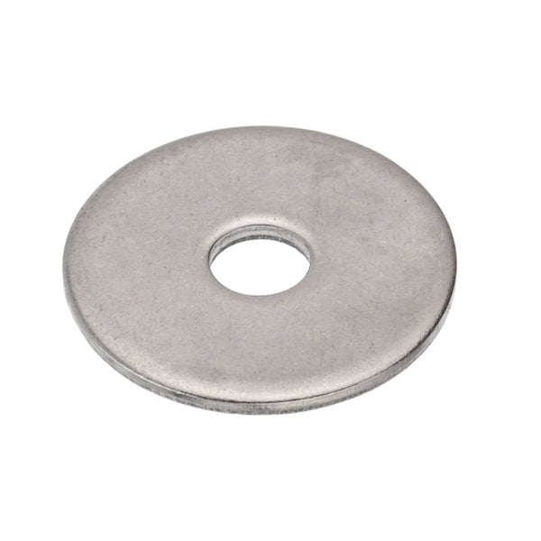 Flat Washer, Fits Bolt Size 5/8 , 316 Stainless Steel Plain Finish