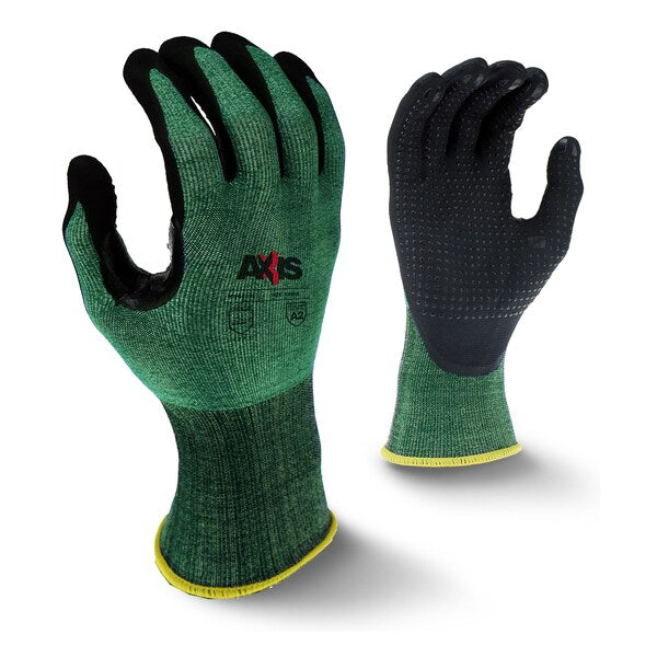 Cut Resistant Coated Gloves, A2 Cut Level, Foam Nitrile, S, 1 PR