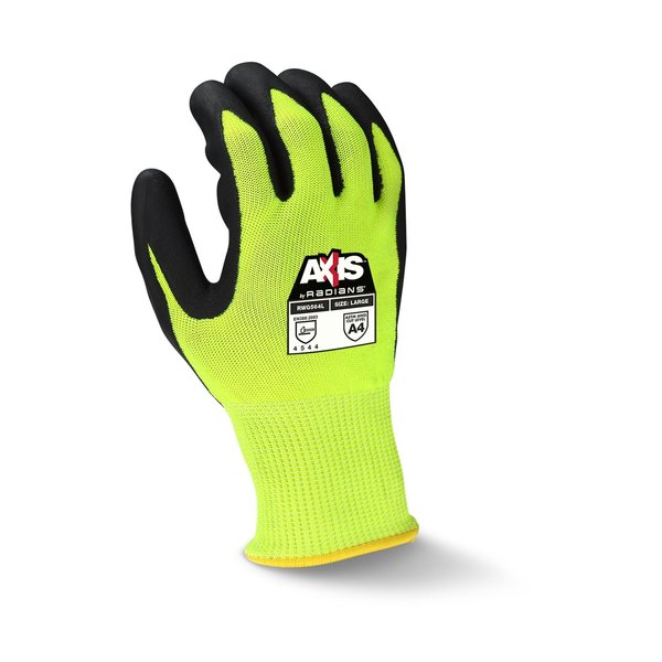Cut Resistant Coated Gloves, A4 Cut Level, Foam Nitrile, XL, 1 PR