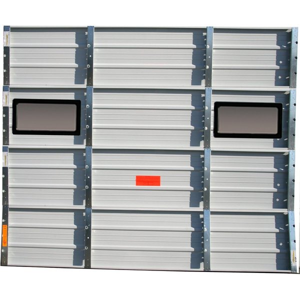 Dock Door Embossed Wht Stl, Painted Acryl