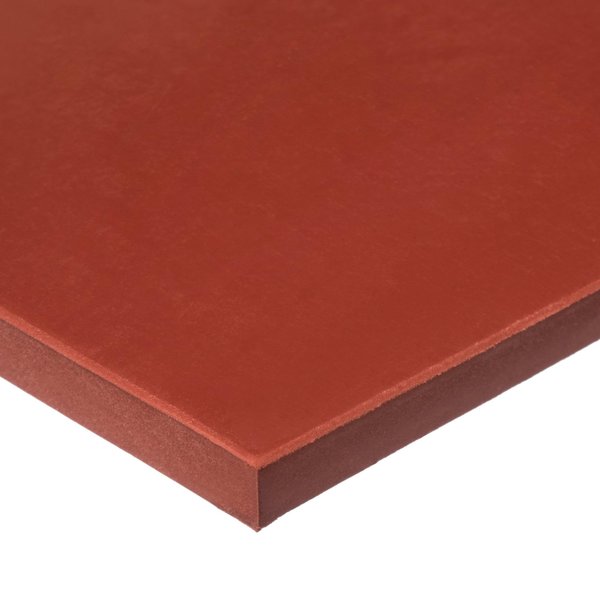 FDA Silicone Rubber Sheet w Adhesive, 50A, 1/4