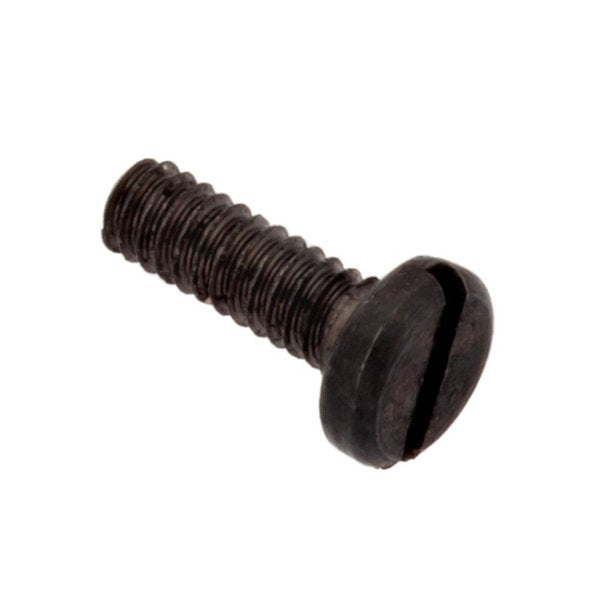 #2-56 x 1/4 in Slotted Pan Machine Screw, Black Oxide Alloy Steel